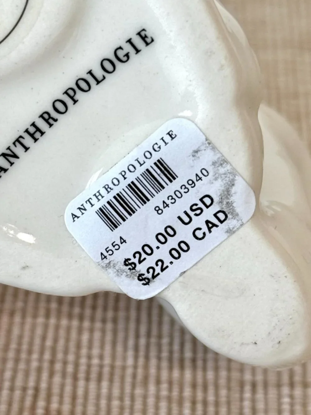NEW Anthropologie Winter White Creature Bud Vase SQUIRREL Figurine - Picture 7 of 8